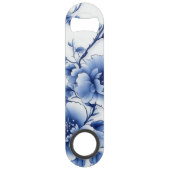 Blauer Blossom Flaschenöffner (Rückseite)