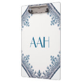 Blauer Blüh Klemmbrett (Links)