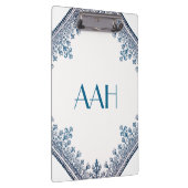 Blauer Blüh Klemmbrett (Rechts)