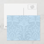 Blauer Blüh Postkarte (Vorne/Hinten)