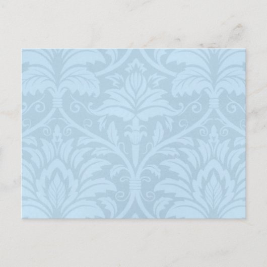 Blauer Blüh Postkarte (Vorderseite)
