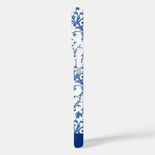 Blauer Blühtoil Case-Mate iPhone Hülle (Rückseite / Links)