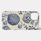 Blauer Blume Blumen Case-Mate iPhone Hülle (Rückseite (Horizontal))
