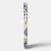 Blauer Blume Blumen Case-Mate iPhone Hülle (Rückseite / Links)