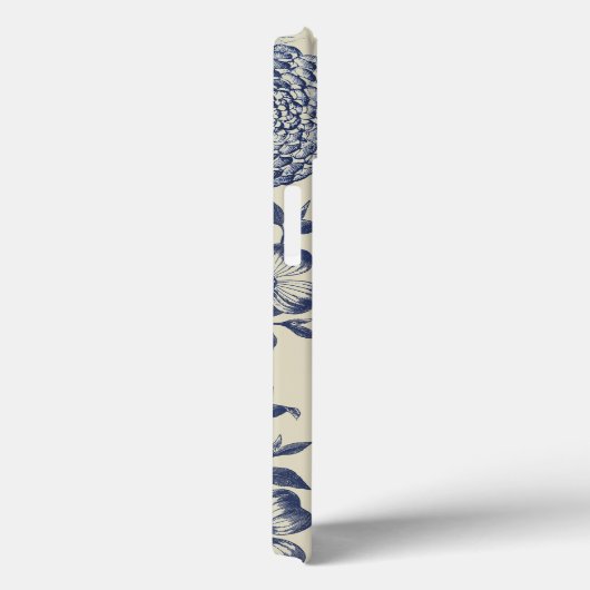 Blauer Blume Blumen Case-Mate iPhone Hülle (Rückseite / Rechts)