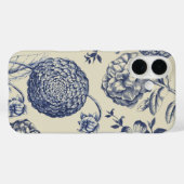 Blauer Blume Blumen Case-Mate iPhone Hülle (Rückseite (Horizontal))