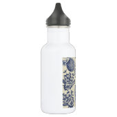 Blauer Blume Blumen Edelstahlflasche (Links)