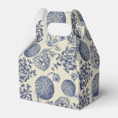 Blauer Blume Blumen Geschenkschachtel (Vorderseite)