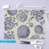 Blauer Blume Blumen Seidenpapier (Handwerk)