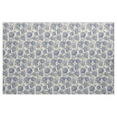 Blauer Blume Blumen Stoff (Fat Quarter (45,7 x 55,9 cm))