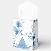 Blauer Blume Geschenkschachtel (Offen)
