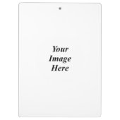 Blauer Blume-Multifunktionsvorlage von Kenneth Yon Klemmbrett (Rückseite)