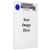 Blauer Blume-Multifunktionsvorlage von Kenneth Yon Klemmbrett (Rechts)