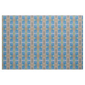 Blauer Blume Pima Baumwollstoff Stoff (Yard (91,4 cm))