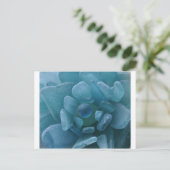 Blauer Blume Postkarte (Stehend Vorderseite)