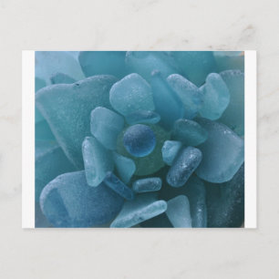 Blauer Blume Postkarte