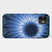 blauer Blumen iPhone Fall Case-Mate iPhone Hülle (Rückseite (Horizontal))