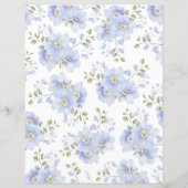 Blauer Blumen, wo wir Brautparty spielen (Rückseite)