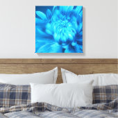 Blauer Blumendruck Leinwand Originalität (Insitu (Schlafzimmer))