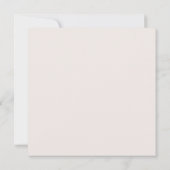 Blauer Blumengarten Hochzeit Sichern Sie die Datum Save The Date (Rückseite)