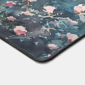 Blauer Blumengewerbe Schreibtischunterlage (Ecke)