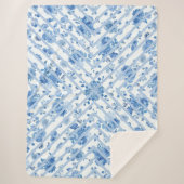 Blauer Blumenkohl Sherpadecke (Vorderseite)