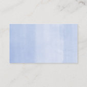 Blauer Blumenkrug Junge Gewinnkarten Begleitkarte (Rückseite)