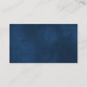 Blauer Blumenkrug Junge Gewinnkarten Begleitkarte (Rückseite)