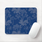 Blauer Blumenmousepad Mousepad (Mit Mouse)