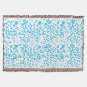 Blauer Blumenmuster.ST01 No BG Decke
