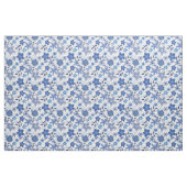 Blauer Blumenstoff, monochromatisch Stoff (Fat Quarter (45,7 x 55,9 cm))