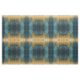 Blauer Blumenstoff Nahtloses Muster Boho Modern Stoff