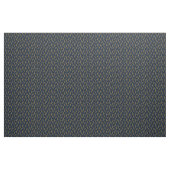 Blauer Blumenstoff Nahtloses Muster Elegant Boho Stoff (Yard (91,4 cm))