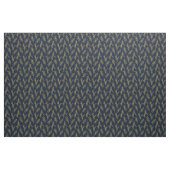 Blauer Blumenstoff Nahtloses Muster Elegant Boho Stoff (Fat Quarter (45,7 x 55,9 cm))