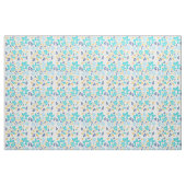 Blauer Blumenstoff Stoff (Fat Quarter (45,7 x 55,9 cm))