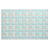 Blauer Blumenstoff Stoff (Fat Quarter (45,7 x 55,9 cm))