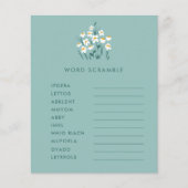 Blauer Blütenduschkopf Flyer (Vorne)