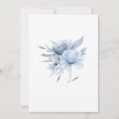 *~* Blauer Blütenelegante AR15 WEDDING Rose UAWG + Einladung (Rückseite)