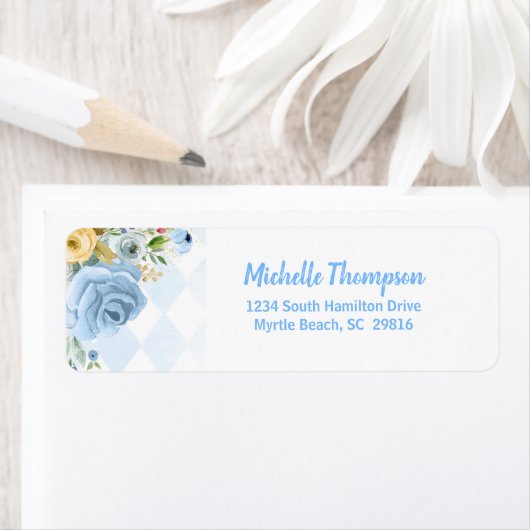 Blauer Blütenfarben (Insitu)