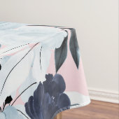 Blauer Blütenfarben Farbe Farbe Farbe Farbe Farbe  Tischdecke (Beispiel)