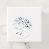 Blauer Blütenjunge Dusche Geschenkanhänger (Beispiel)