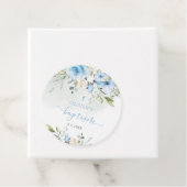 Blauer Blütenjunge Taufe für Anhänger (Beispiel)