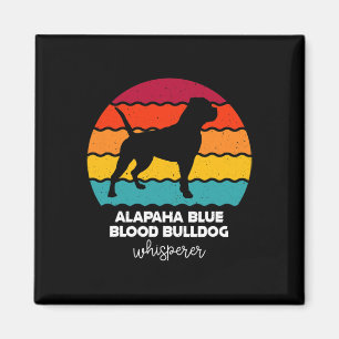 Blauer Blutzollen Whisperer Retro Vintag Magnet