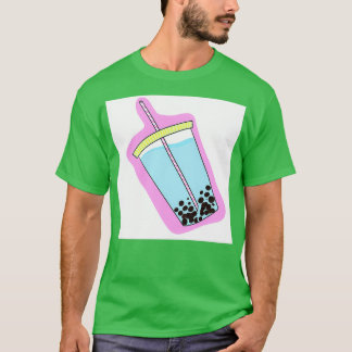 Blauer Boba-Tee T-Shirt