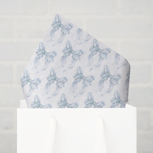 Blauer Bogen Seidenpapier (Geschenktüte)