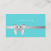 Blauer Bogen Visitenkarte (Rückseite)