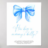 Blauer Bogen - wie groß ist das Bauchspiel Poster (Vorne)