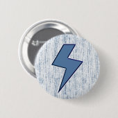 Blauer Bolzen Button (Vorne & Hinten)