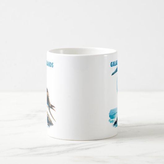 Blauer Booby Galápagos-Inseln Kaffeetasse (Mittel)