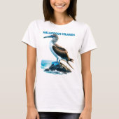Blauer Booby Galápagos-Inseln T-Shirt (Vorderseite)